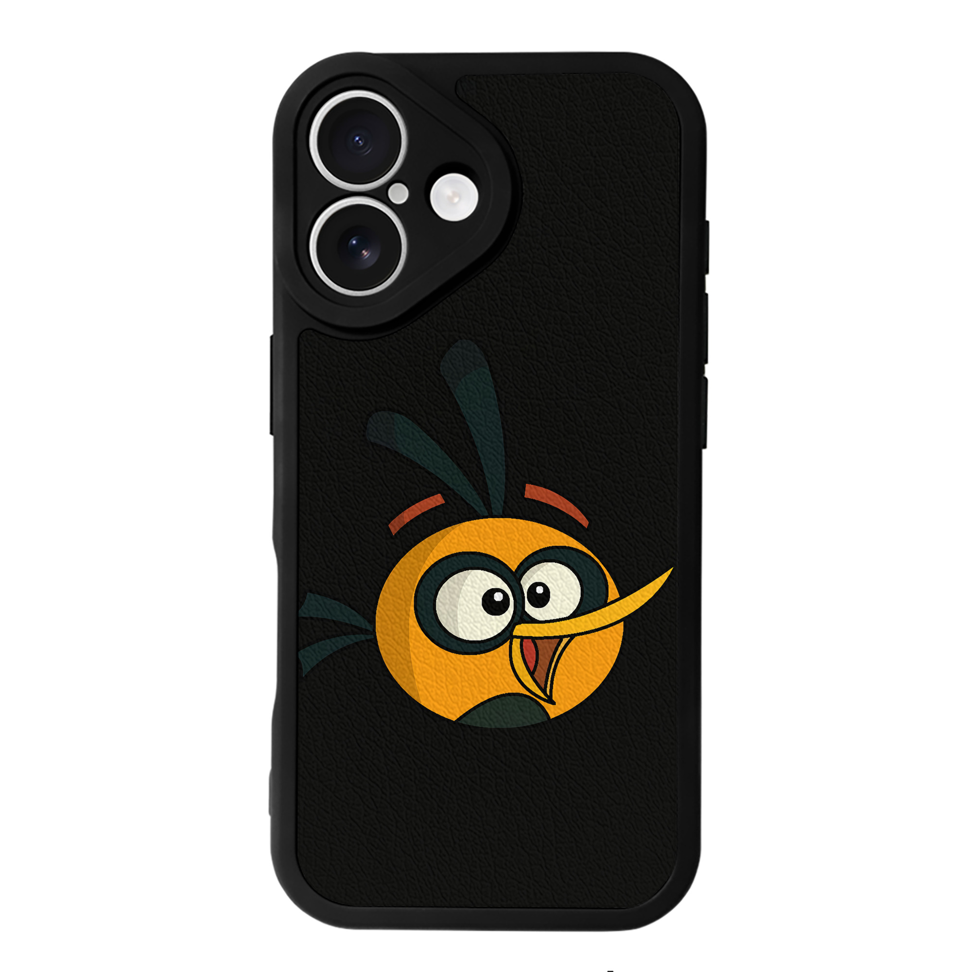 （画像用） Angry Birds アングリーバード 【iPhone 16シリーズ対応】シリコンスマホケース（レザー調） 材質：シリコン